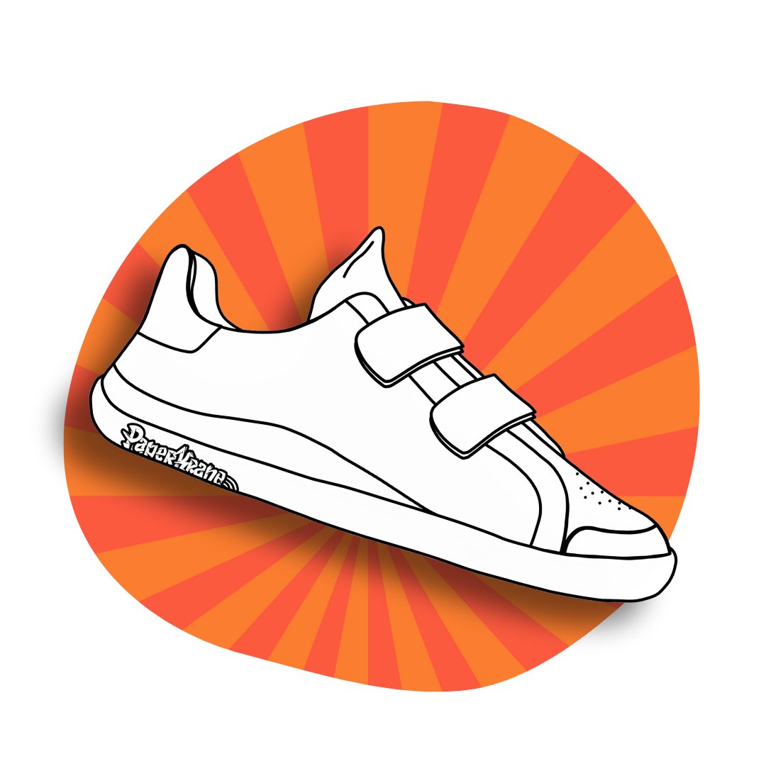 PaperKrane Velcro shoe
