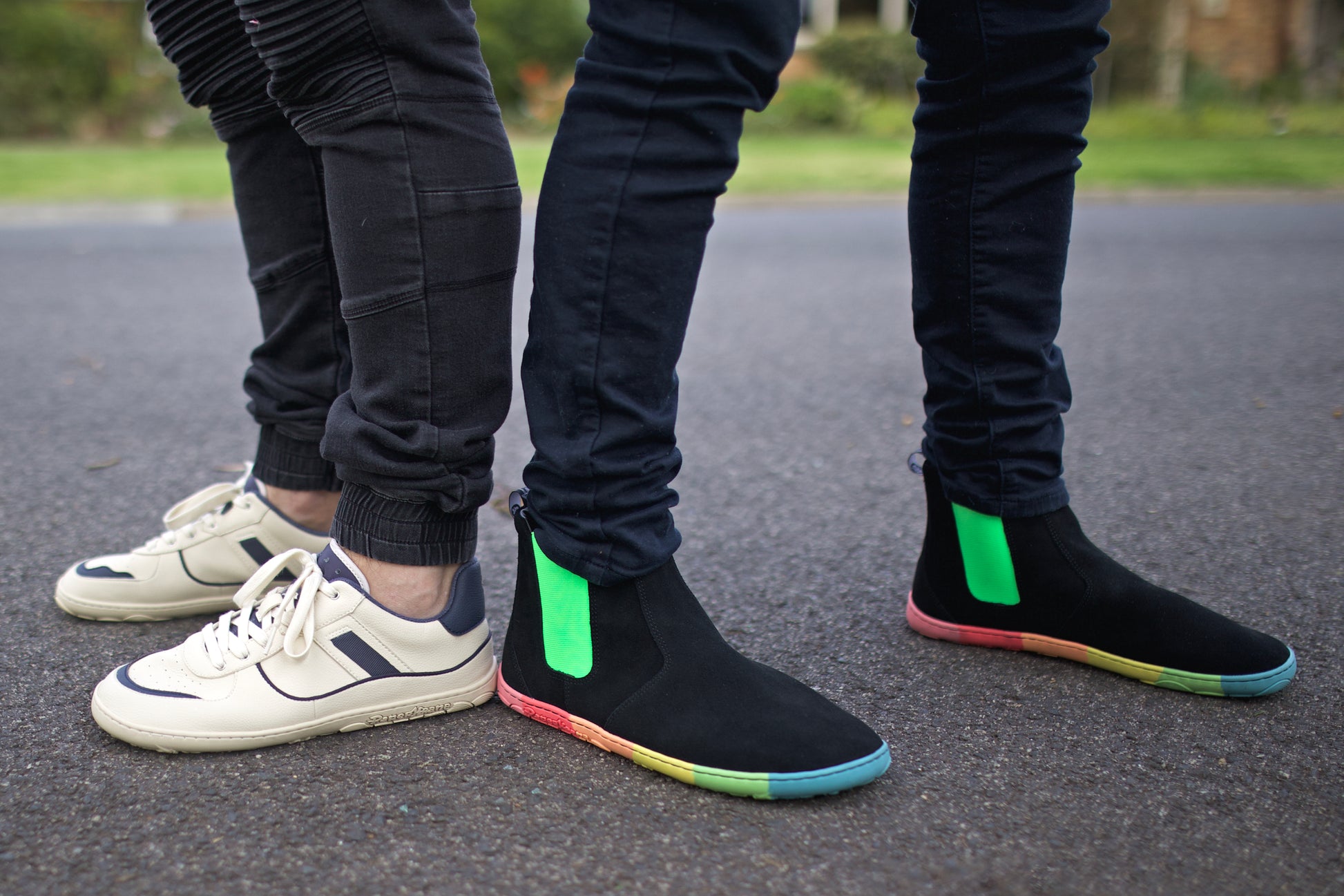 SKITTLE NEON AND INKY SNEAKERS