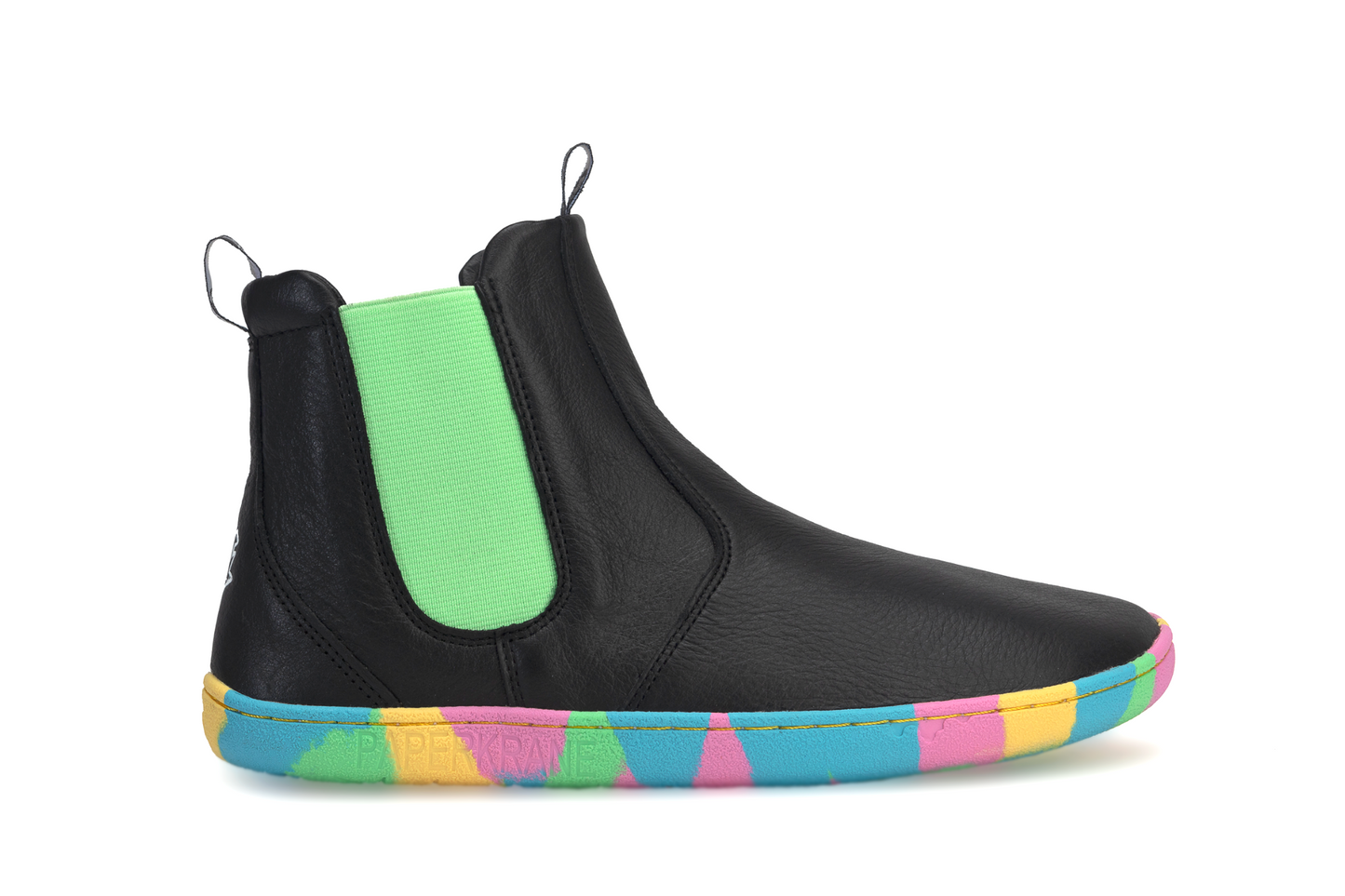 SIDE VIEW OF PK POPS CHELSEA BOOTS