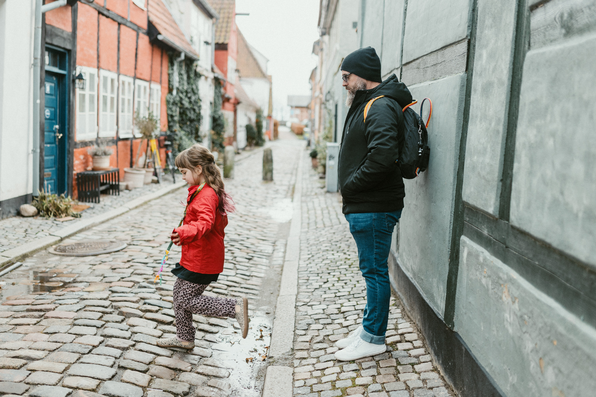 DAD AND DAUGHTER IN DENMARK