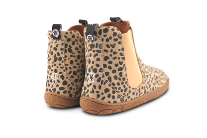 BACK VIEW OF CHEETAH ADULT BOOTS