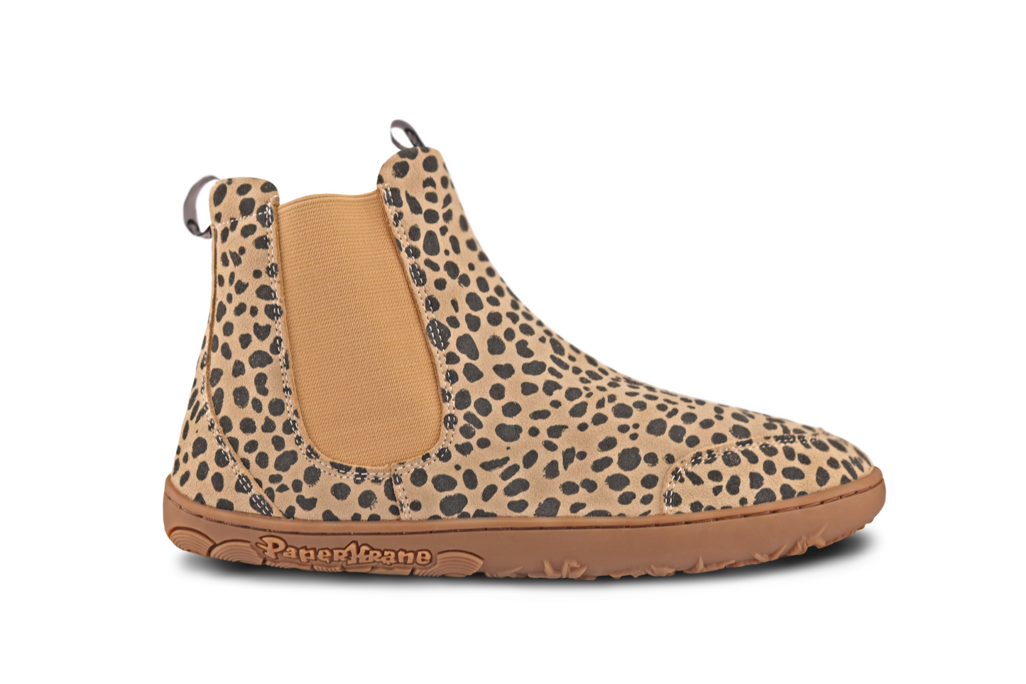 OUTSIDE VIEW OF CHEETAH BOOTS