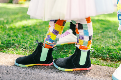 little rainbow boots