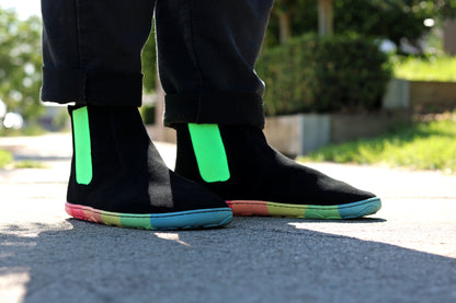 SKITTLE NEON BOOTS ON ADULT