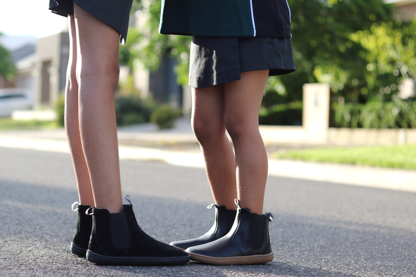 SHADE JNR AND LICORICE JNR CHELSEA BOOTS