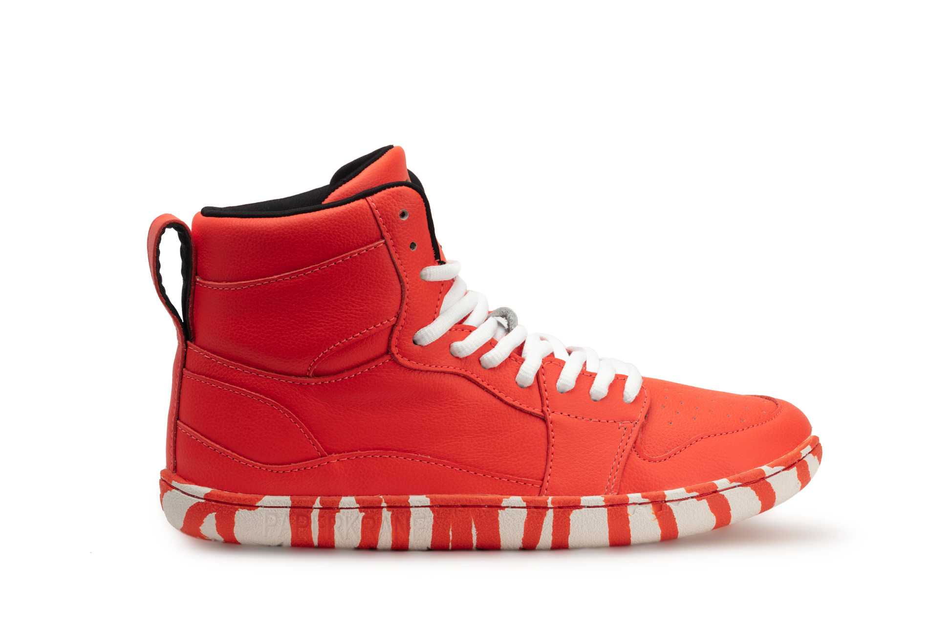 OUTSIDE VIEW OF PK CANDY CANE HIGH TOPS